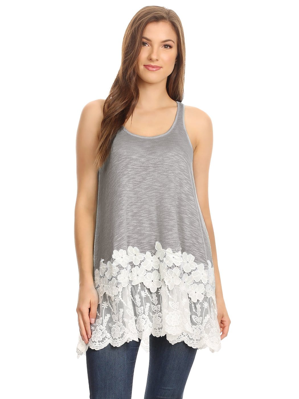 Catalina Embroidered Sleeveless Tunic