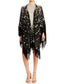 Anna-Kaci Womens Oversize Hand Beaded Fringed Sequin Evening Shawl Wrap