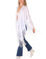 Anna-Kaci Womens Oversize Hand Beaded Fringed Sequin Evening Shawl Wrap