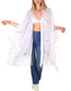 Anna-Kaci Womens Oversize Hand Beaded Fringed Sequin Evening Shawl Wrap