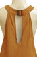 Sleeveless Halter Neck Top with Twist and Buckle