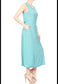 Staple Slip Gown Tied Front Dress With Pockets