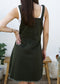 Adjustable Strap Overall Dress