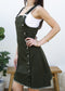 Adjustable Strap Overall Dress