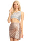 Short Sparkly Sequin Mini Skirt