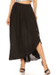 Boho Elastic High-Waist Maxi Skirt