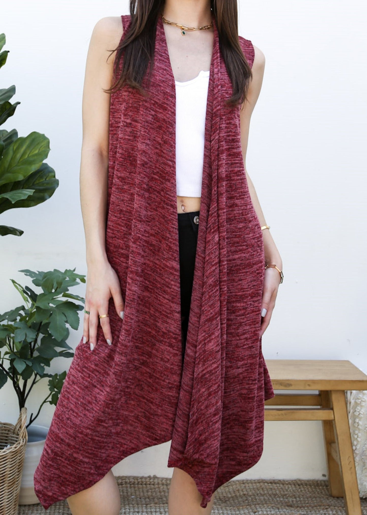 Waterfall Cardi Vest