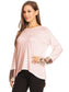 Sequin Sparkle Long Sleeve Cuff Top