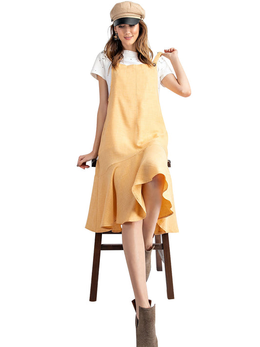 Flounce Apron Chic Dress