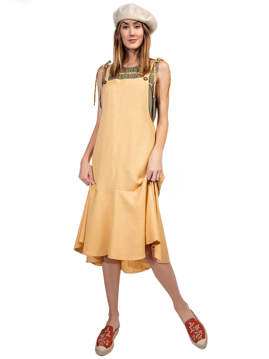 Flounce Apron Chic Dress