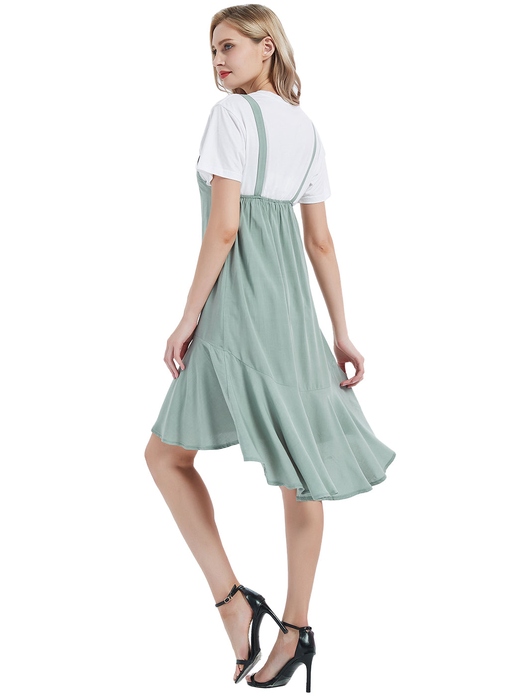 Flounce Apron Chic Dress