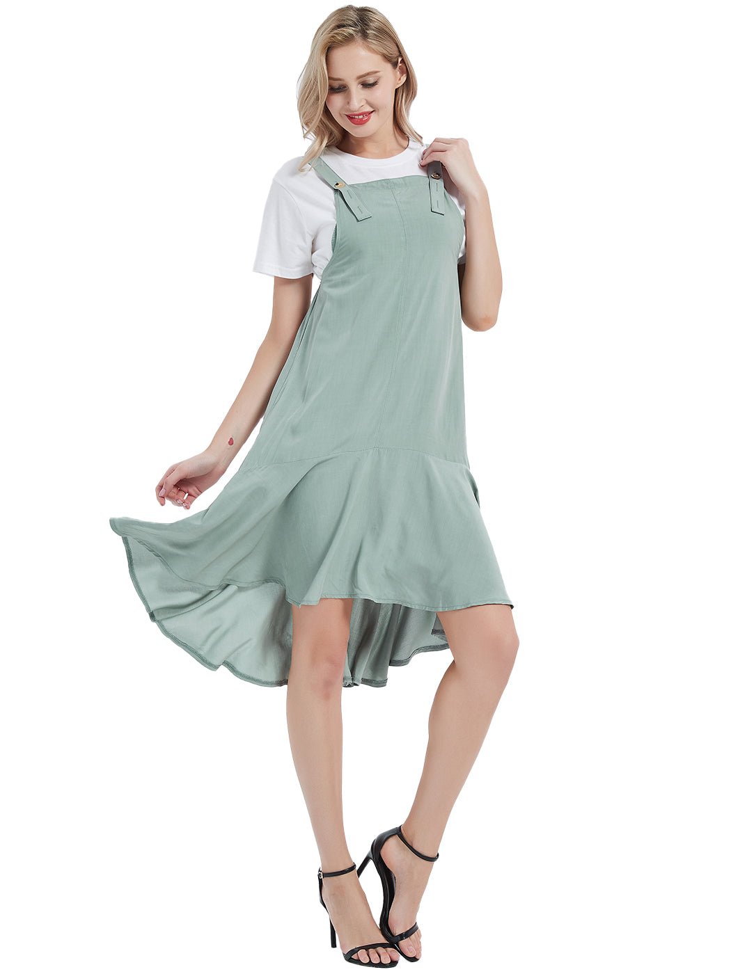 Flounce Apron Chic Dress