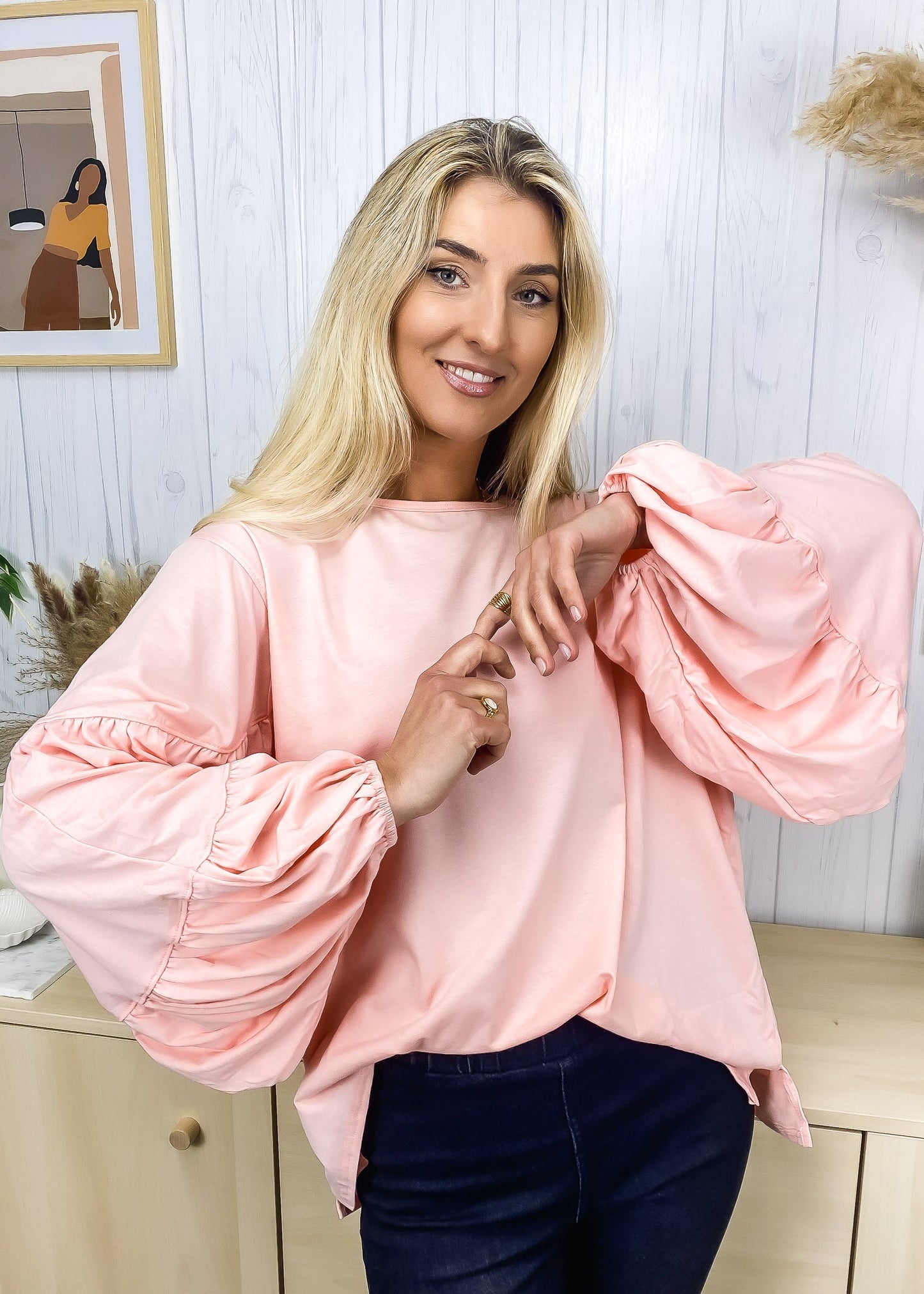 Casual & Comfy Long-Sleeve Blouse