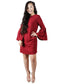 Bell Sleeve Keyhole Tunic Dress