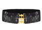 Sparkly Sequin Wide-Stretch Elastic Belt