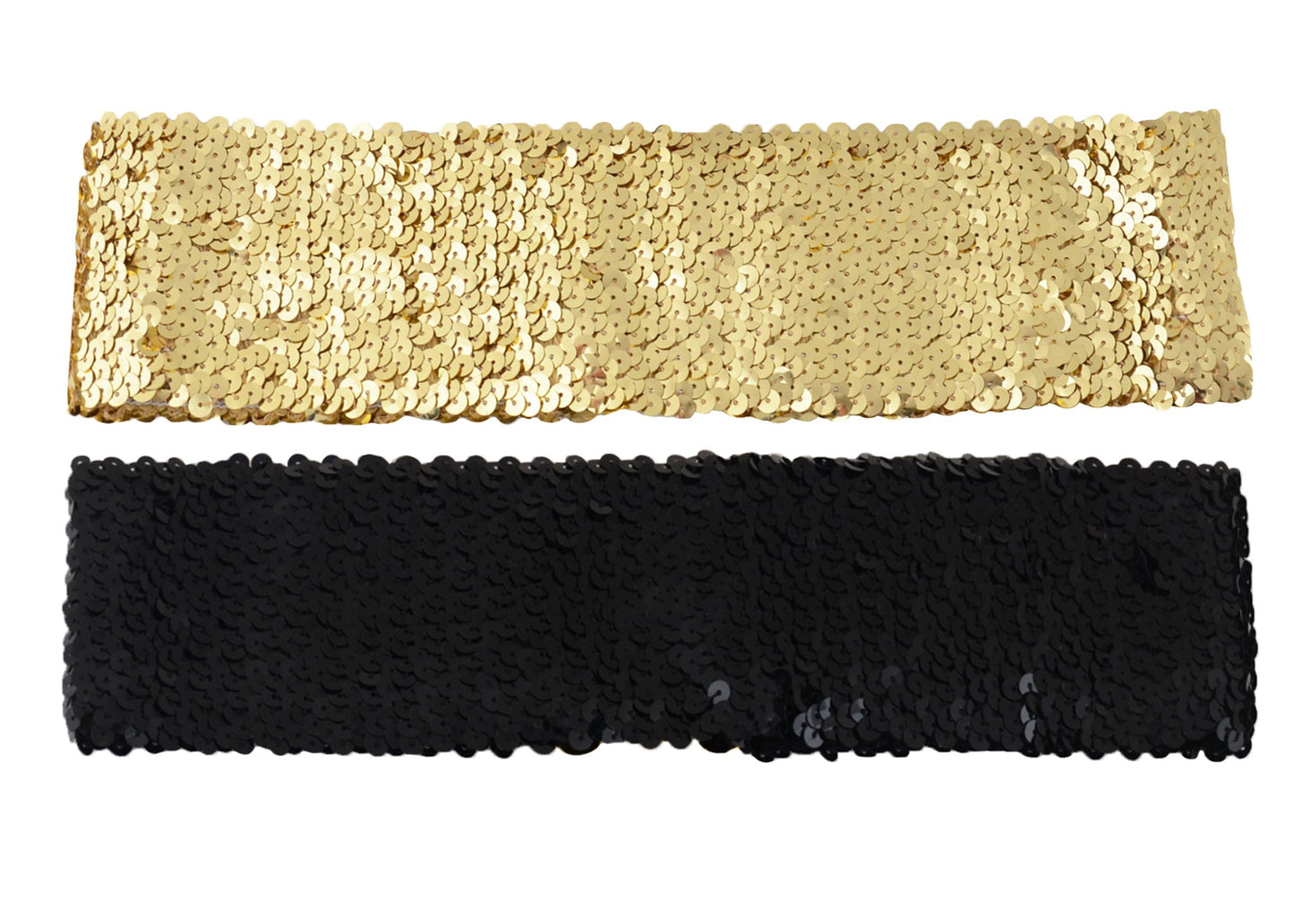 Sparkly Sequin Wide-Stretch Elastic Belt