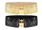 Sparkly Sequin Wide-Stretch Elastic Belt