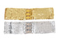 Sparkly Sequin Wide-Stretch Elastic Belt