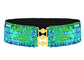 Sparkly Sequin Wide-Stretch Elastic Belt