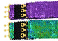 Sparkly Sequin Wide-Stretch Elastic Belt