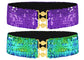 Sparkly Sequin Wide-Stretch Elastic Belt