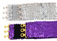 Sparkly Sequin Wide-Stretch Elastic Belt