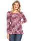 Leopard Print Long-Sleeve T-Shirt