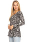 Leopard Print Long-Sleeve T-Shirt