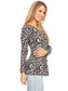 Leopard Print Long-Sleeve T-Shirt
