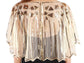 Sequin Evening Deco Shawl Cape