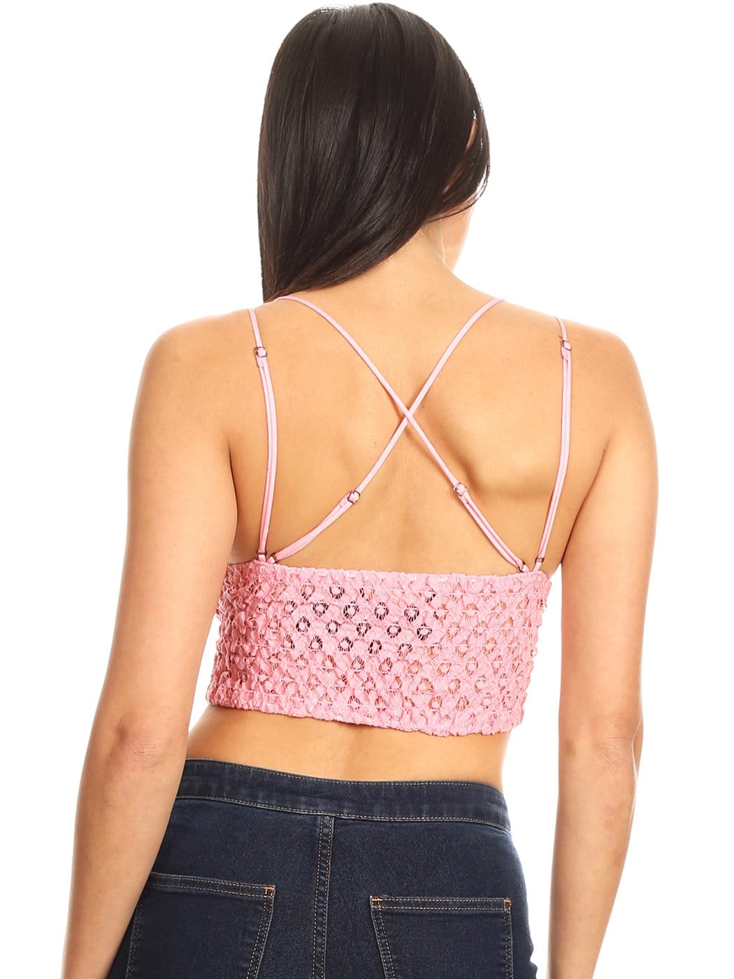 Floral Lace Bralette Crop Top