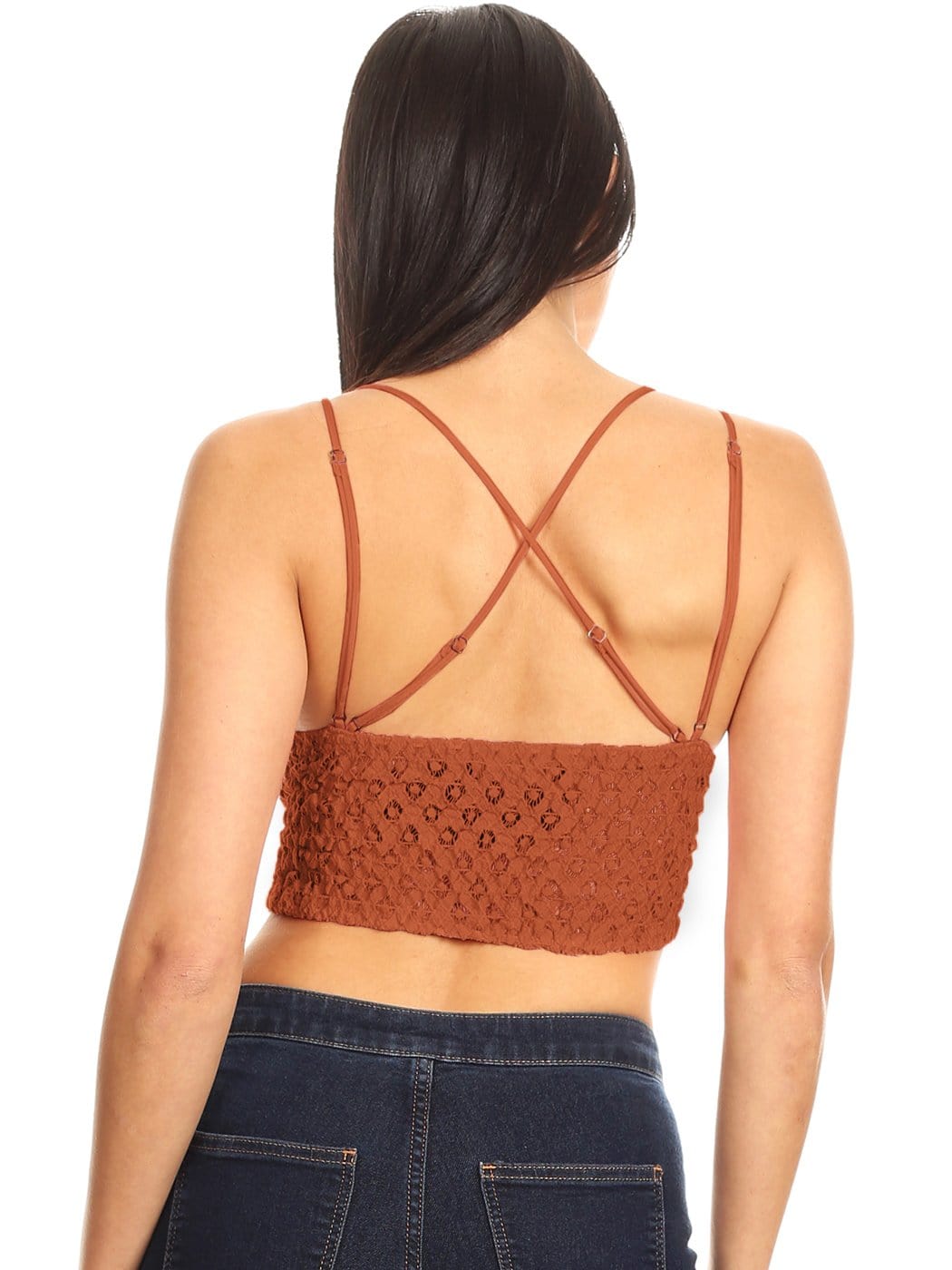 Floral Lace Bralette Crop Top