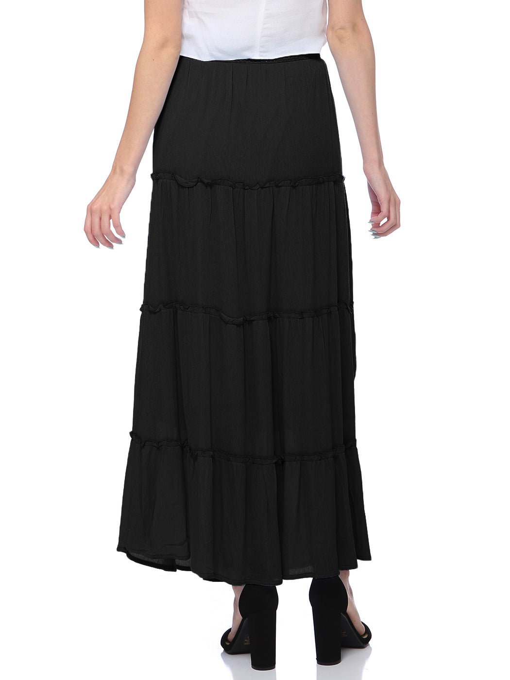 Maxi Bohemian Layered Skirt