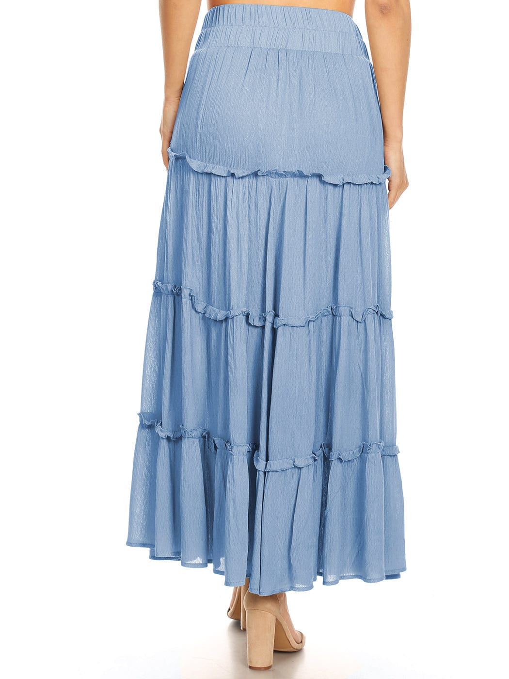 Maxi Bohemian Layered Skirt