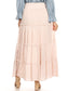 Maxi Bohemian Layered Skirt