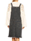 Oversized Overall Pinafore Denim Dress