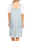Oversized Overall Pinafore Denim Dress