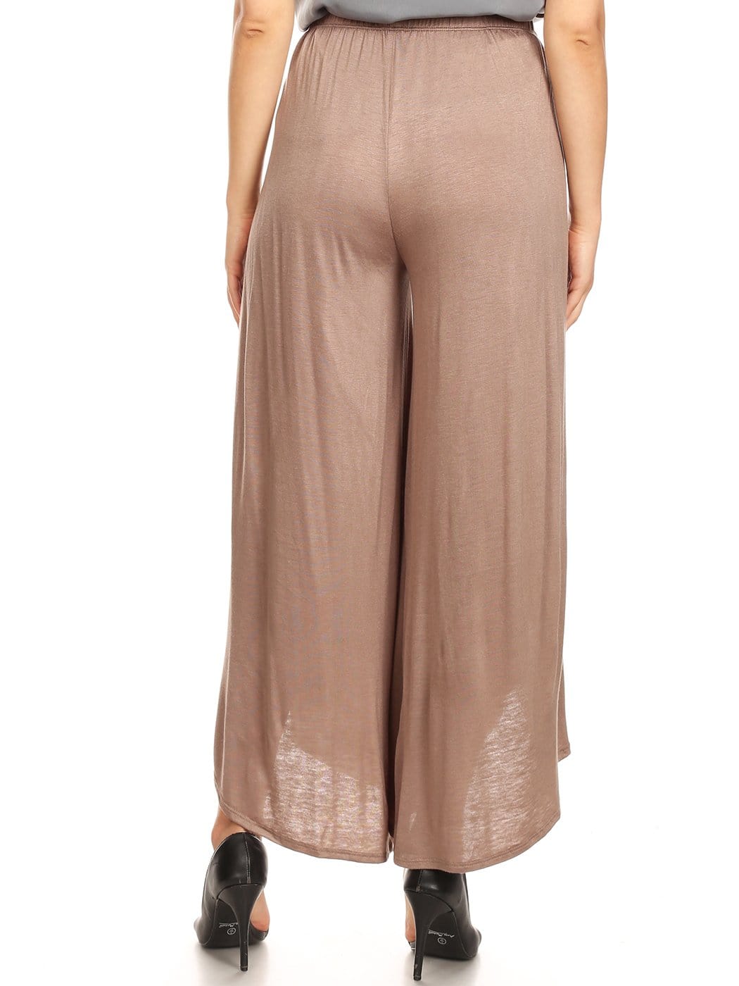 Boho High-Waist Split Wide Leg Capri