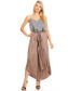 Boho High-Waist Split Wide Leg Capri