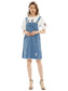 Oversized Overall Pinafore Denim Dress