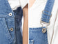 Oversized Overall Pinafore Denim Dress