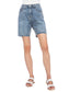 High Waisted Bermuda Denim Shorts