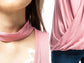 Choker V-Neck Low Cut Tank