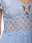 Lace Ruffle Slip Dress