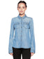 Denim Western Button Down Shirt