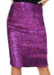 Sparkly Sequins Cocktail Midi Skirt