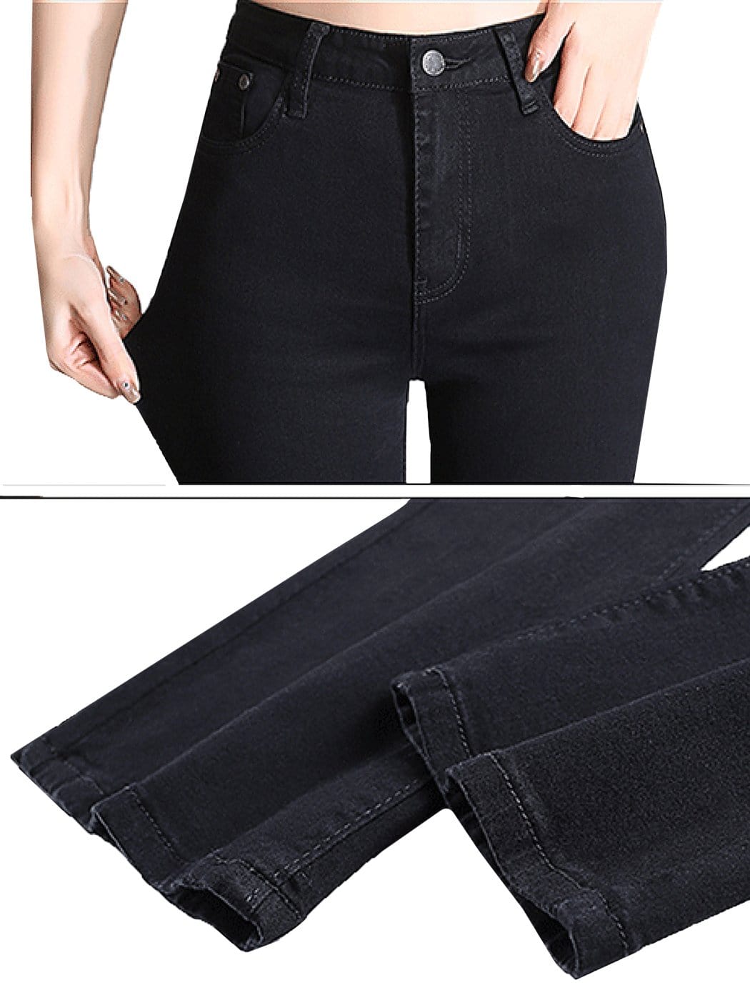 Back-Seam Flare Denim