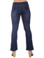 Back-Seam Flare Denim