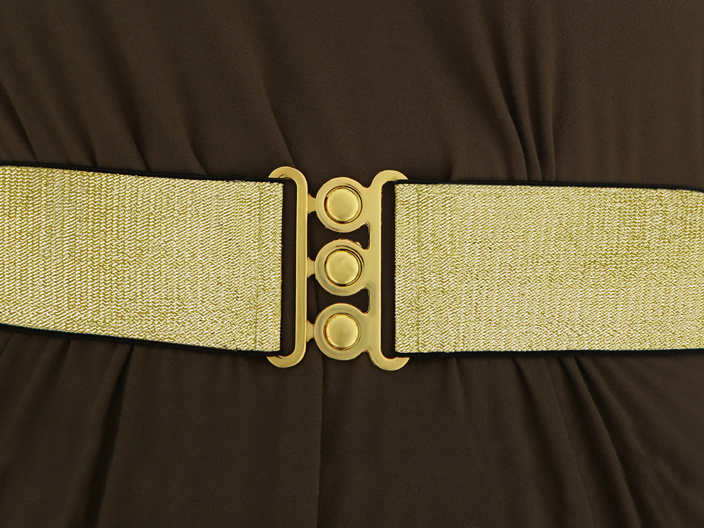 Sparkly Sequin Wide-Stretch Elastic Belt