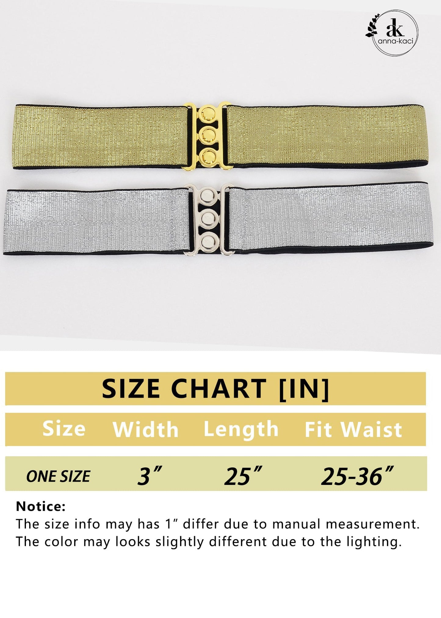 Sparkly Sequin Wide-Stretch Elastic Belt